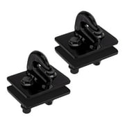 Miulika 2x Tractor Bucket Grab Hook 3/8 Auto Repair Part Agricultural Tractor Hook Tow Hook Mount Vehicle Towing Hanger for Loader RV Black